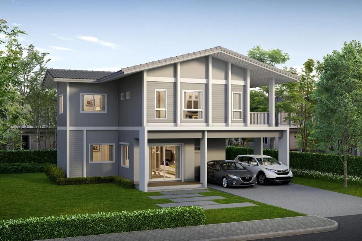 ขายบ้านบางนา แบริ่ง ลาซาล : ขายบ้าน  คณาสิริ บางนา บางบ่อ บางบ่อ สมุทรปราการ CX-137372