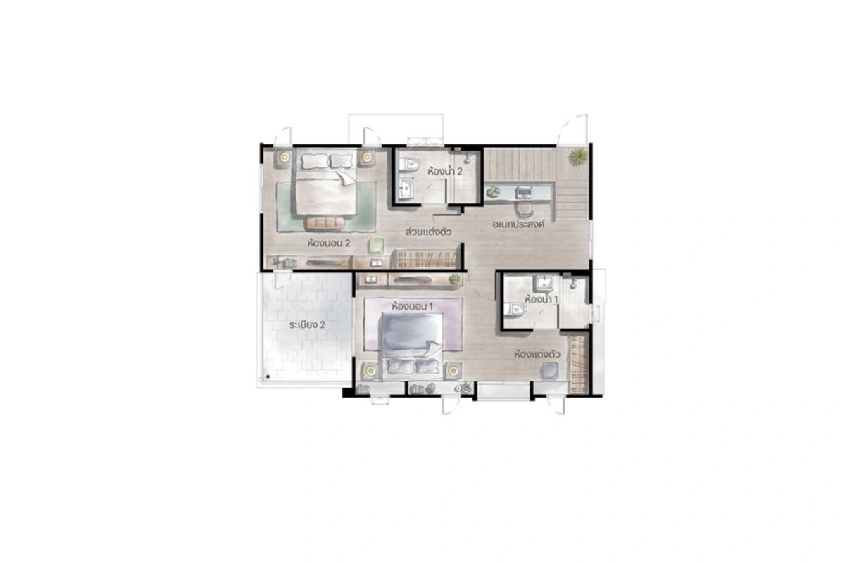 ขายบ้านนวมินทร์ รามอินทรา : ขายบ้าน  สราญสิริ จตุโชติ ออเงิน เขต สายไหม กรุงเทพ CX-137293