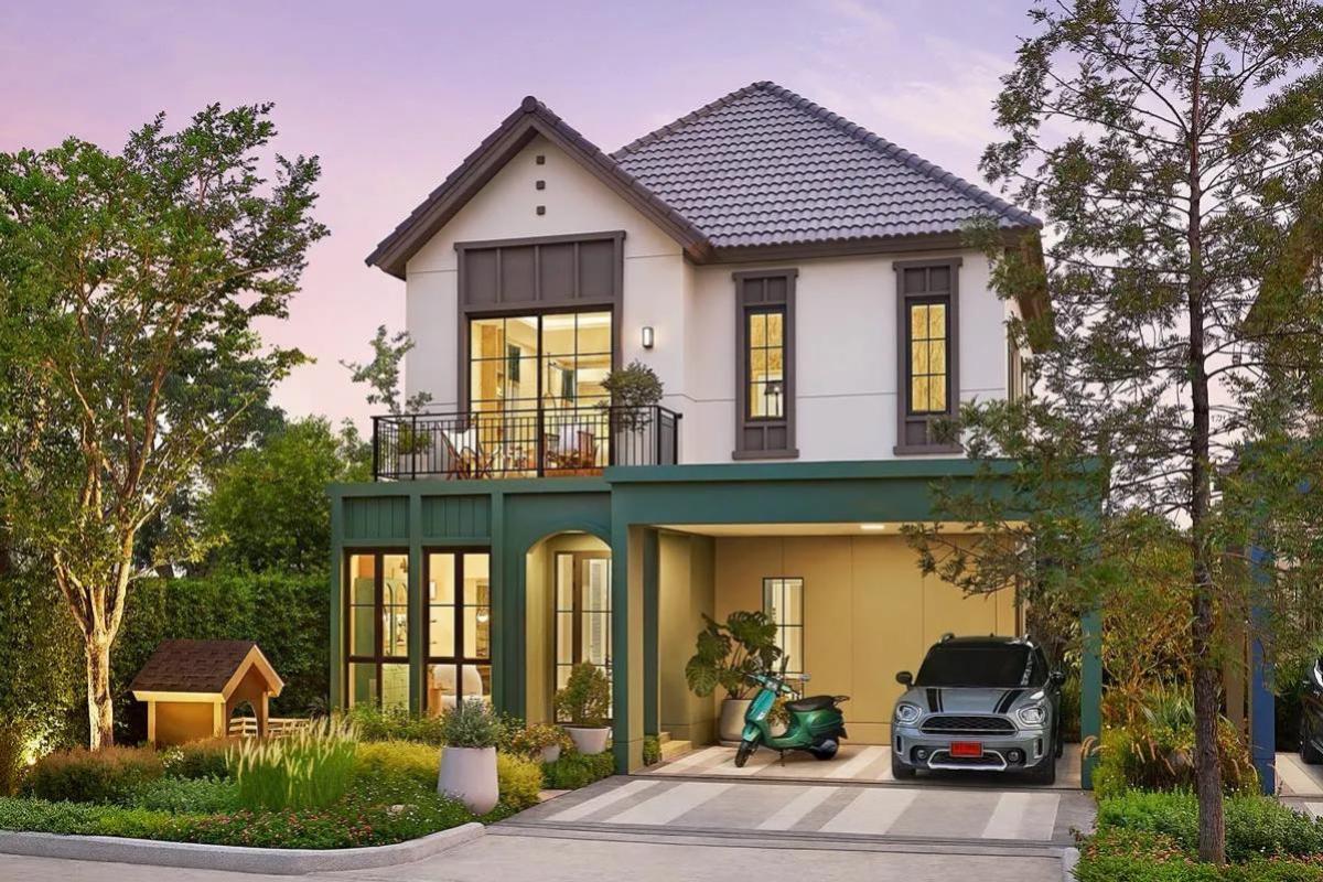 ขายบ้านแจ้งวัฒนะ เมืองทอง : ขายบ้าน  สราญสิริ ราชพฤกษ์ - 345 MRT-ศรีรัช (สายสีชมพู) คลองข่อย ปากเกร็ด นนทบุรี CX-137282