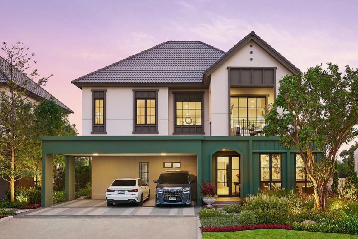 ขายบ้านแจ้งวัฒนะ เมืองทอง : ขายบ้าน  สราญสิริ ราชพฤกษ์ - 345 MRT-ศรีรัช (สายสีชมพู) คลองข่อย ปากเกร็ด นนทบุรี CX-137281