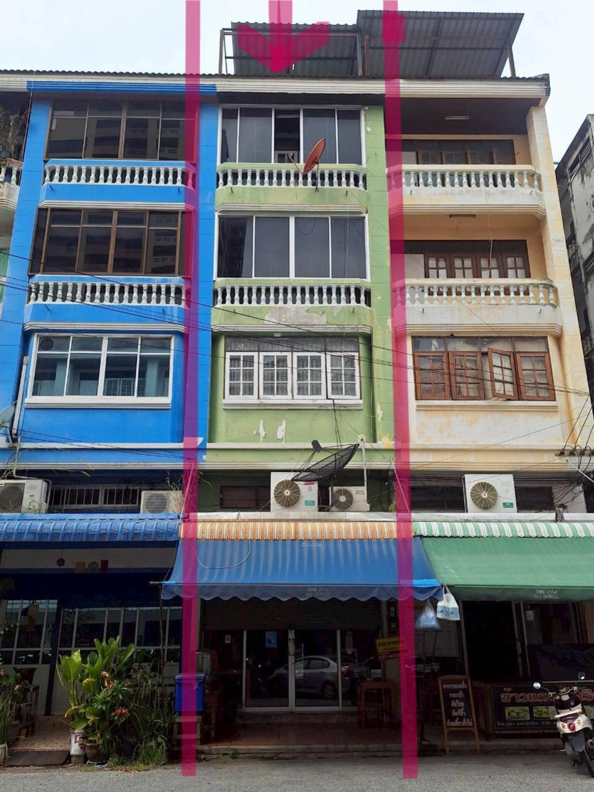 For SaleShop HousePattaya, Bangsaen, Chonburi : For Sale Commercial Building in Laem Chabang , high floor , Thung Sukhla , Si Racha , Chon Buri , CX-137091