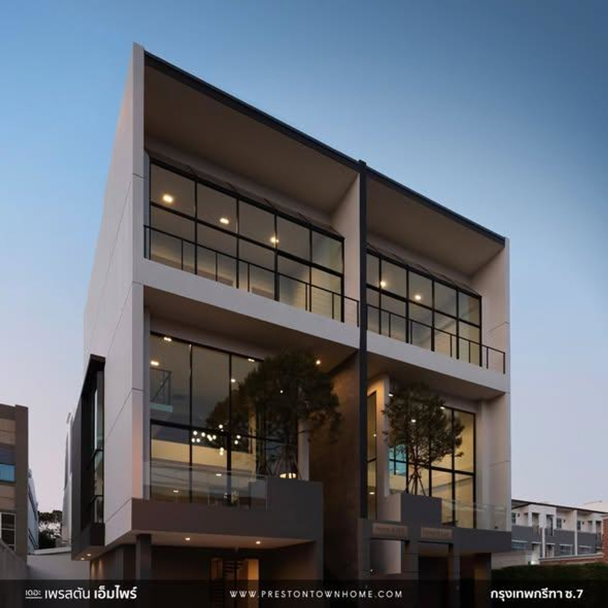 ขายโฮมออฟฟิศลาดพร้าว101 แฮปปี้แลนด์ : LB053 The Preston Empire – โฮมออฟฟิศติดถนนใหญ่ ทำเลศักยภาพสูงย่านพระราม 9 – ศรีนครินทร์