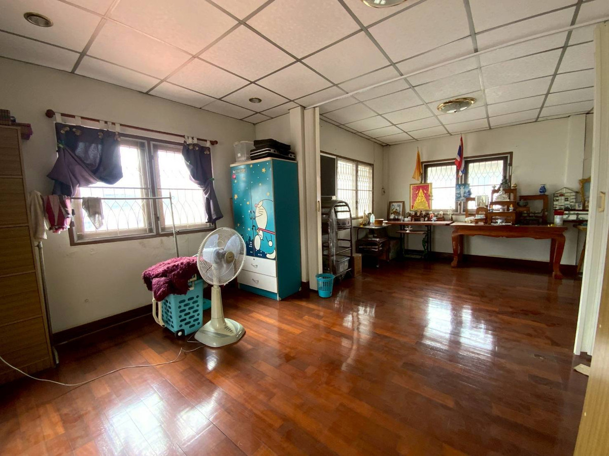 For SaleHouseNawamin, Ramindra : 94507 - 2-story detached house, 54 square meters, perfect usable space. Suitable for medium-sized families, Soi Ramintra 46, intersection 3/3, good location, convenient to travel in and out in many ways, Nawamin Road, Nuanchan, Ramintra, can travel by the