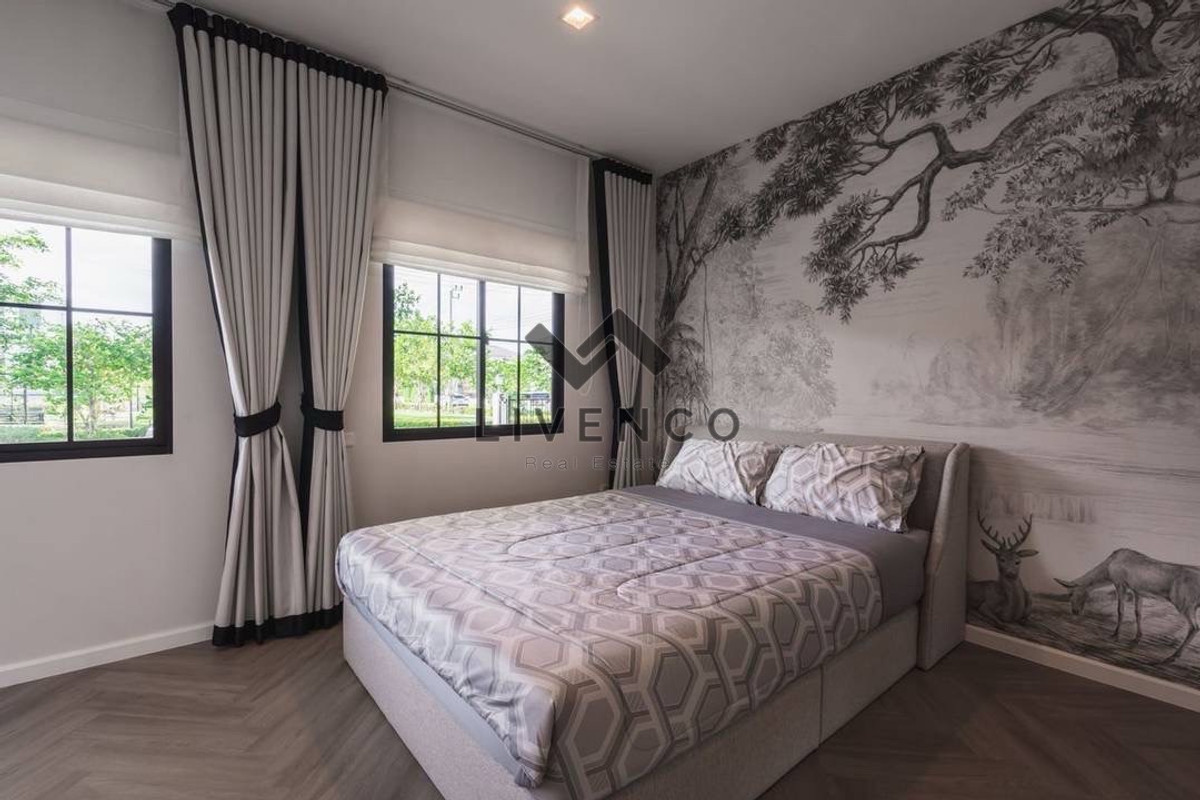 For SaleHousePhutthamonthon, Salaya : Single house for sale, Laddarom (Phutthamonthon Sai 3), single house, garden view.