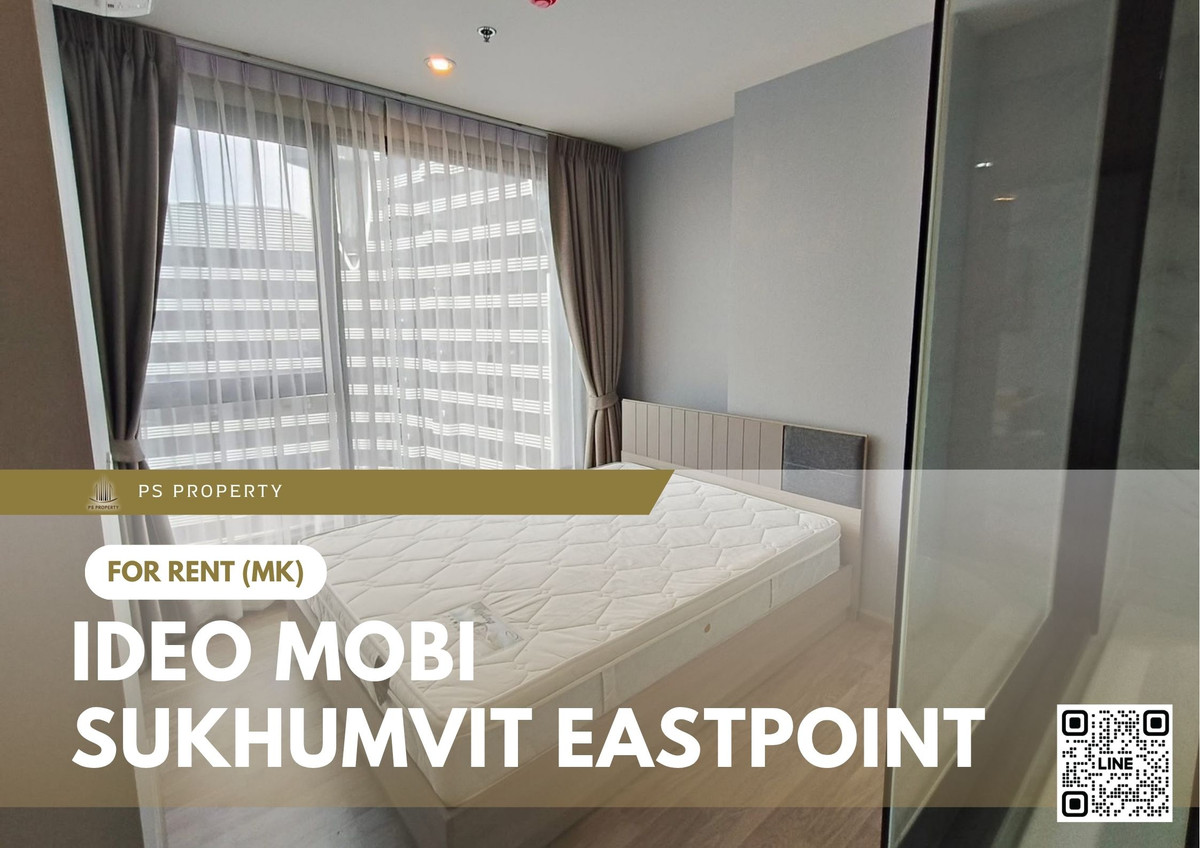 For RentCondoBangna, Bearing, Lasalle : For rent ✨ IDEO Mobi Sukhumvit Eastpoint ✨ near BTS Bangna, fully furnished and equipped with appliances