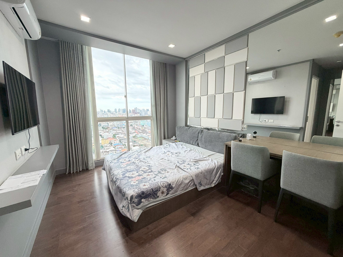 ให้เช่าคอนโดพระราม 9 เพชรบุรีตัดใหม่ RCA : A Space ID - 2 นอน 2 น้ำ ห้องมุม กว้างขวาง วิวสวย