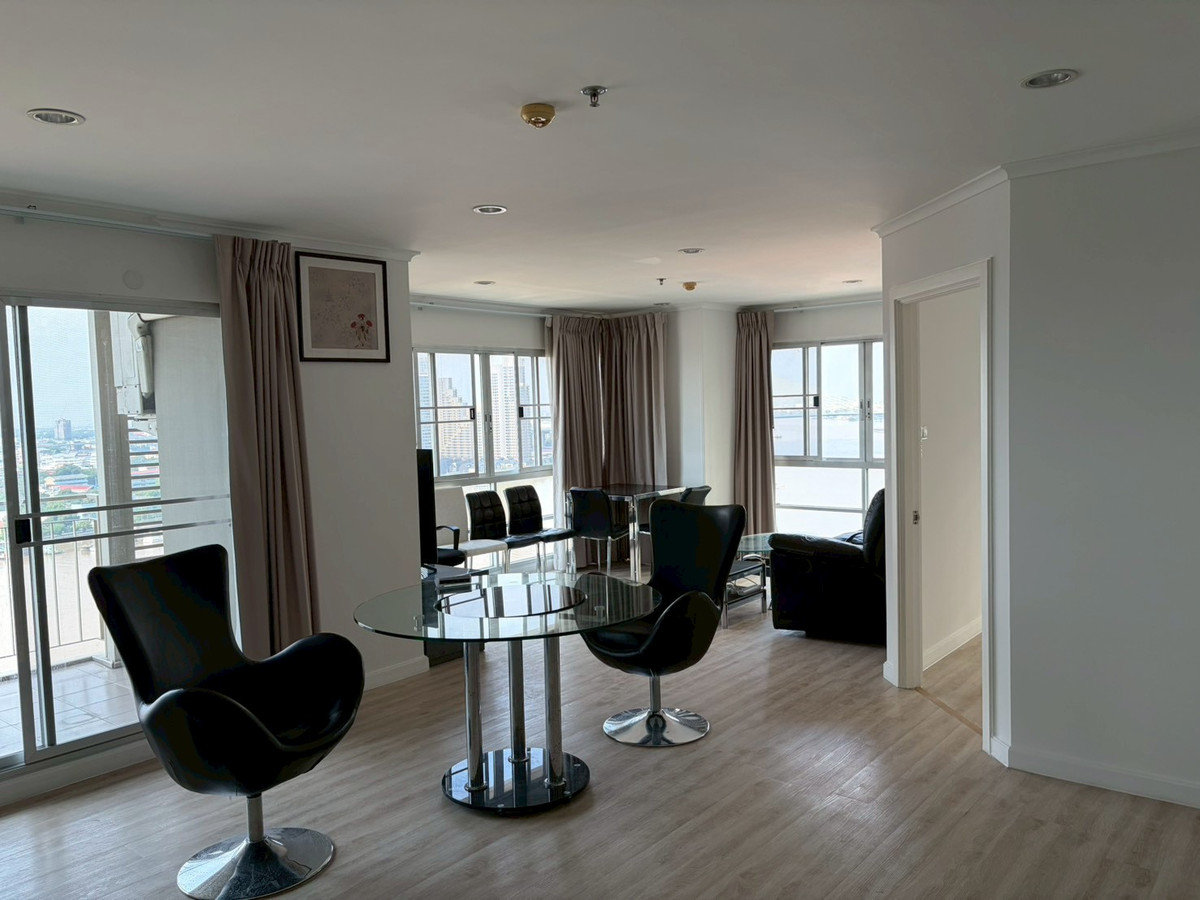 ให้เช่าคอนโดพระราม 3 สาธุประดิษฐ์ : 💥 ให้เช่าคอนโด 3ห้องนอน วิวแม่น้ำ Lumpini Park Riverside พระราม 3 💎วิวสวยมาก💎