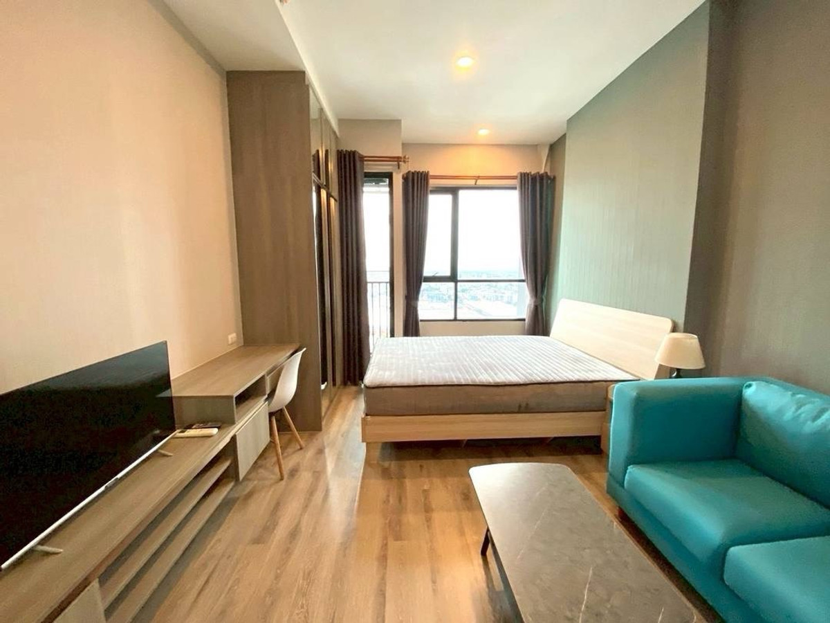 ให้เช่าคอนโดรามคำแหง หัวหมาก : ให้เช่า KnightsBridge Collage Ramkhamhaeng🛋️เฟอร์ครบ🚝100 m. จาก MRT หัวหมาก