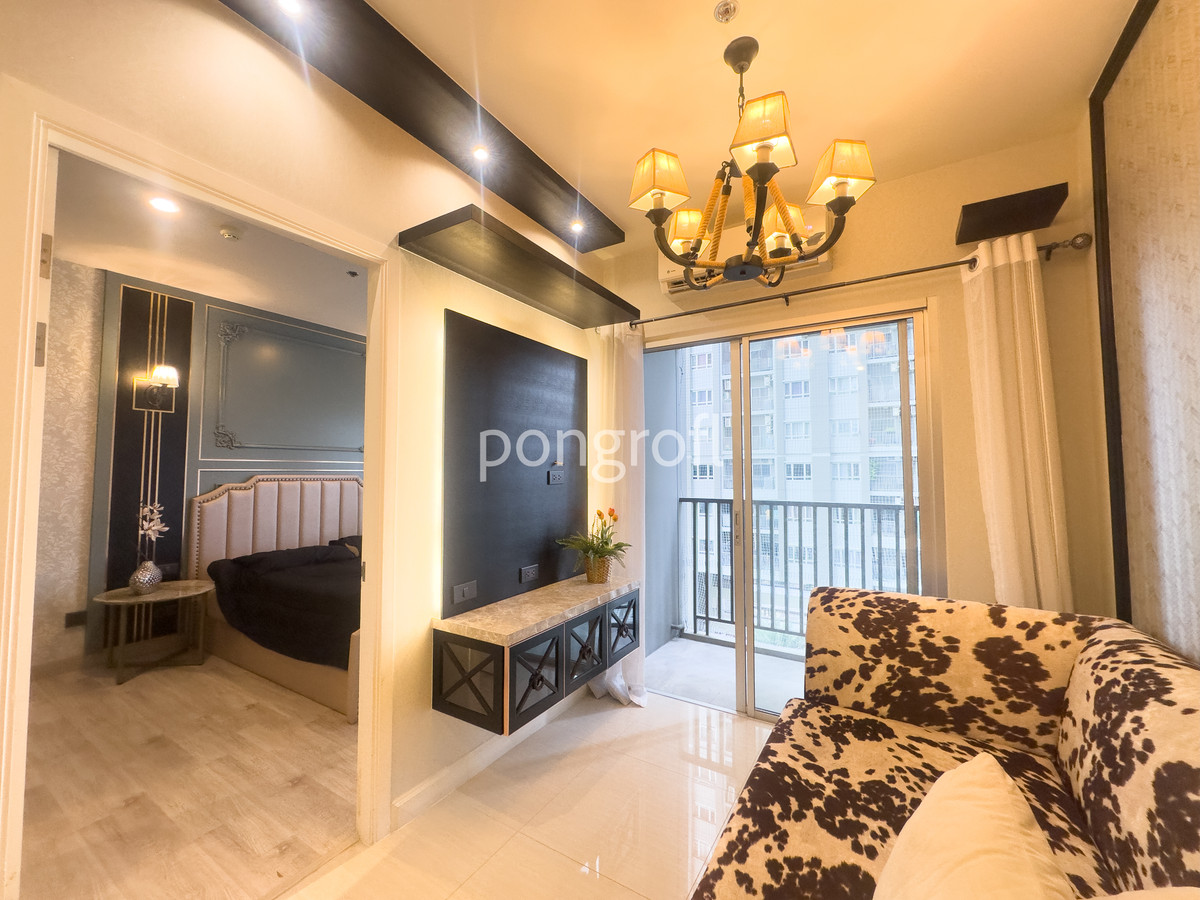 For SaleCondoRattanathibet, Sanambinna : Condo next to the river, fully furnished! Manor Sanambinnam, Sanambinnam, 1 bedroom, 31.5 sq m, 6th floor, Building C, very beautiful room, good price.