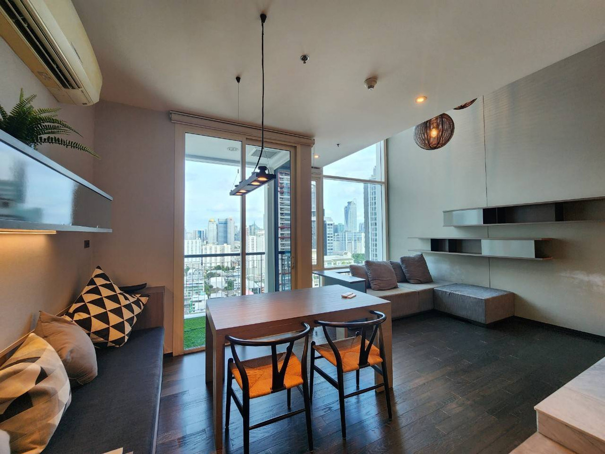 ให้เช่าคอนโดราชเทวี พญาไท : For Rent Condo Villa Rachatewi Duplex fully furnished (S03-2180 ) 