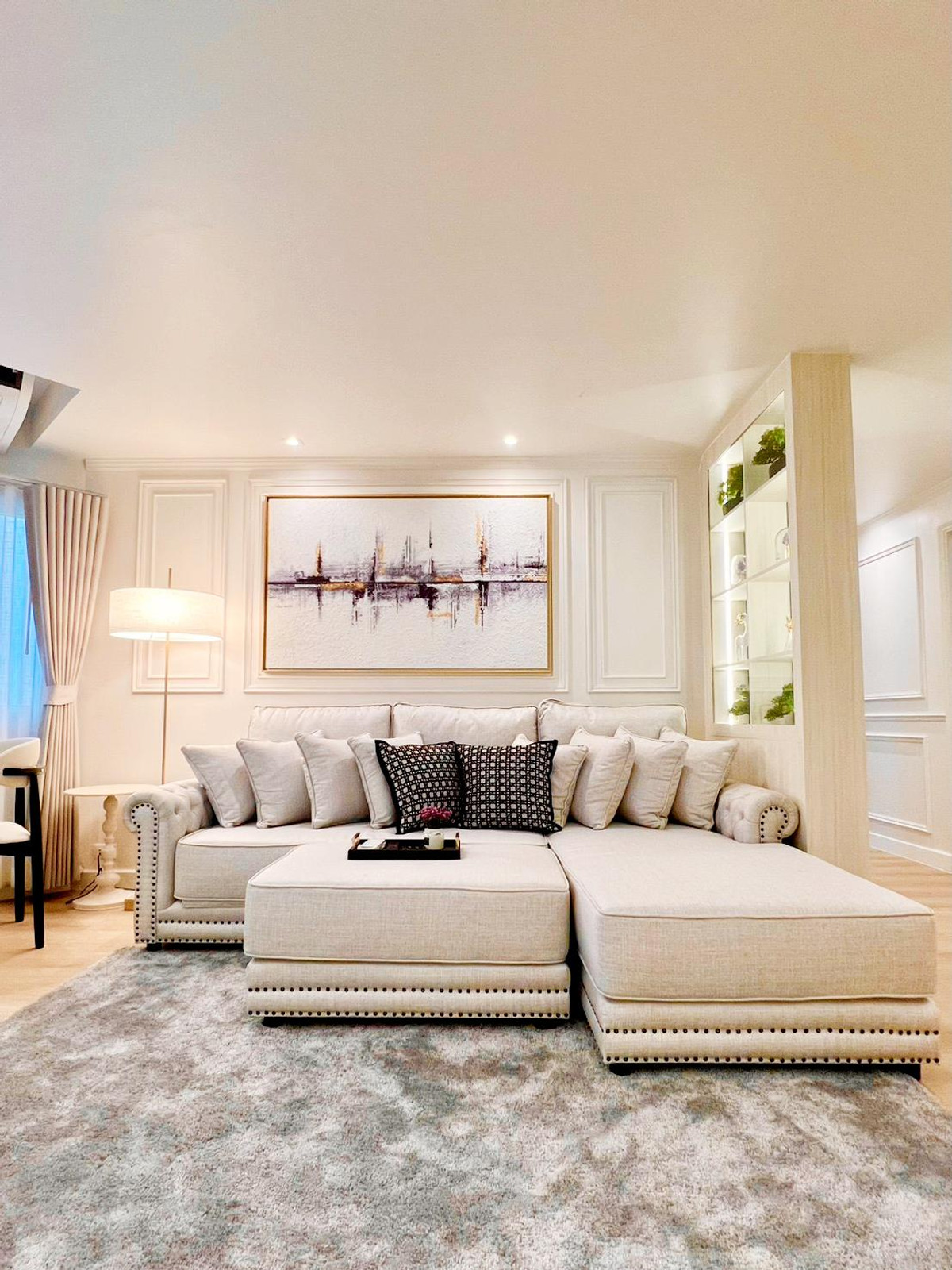 For RentCondoRama3 (Riverside),Satupadit : For rent: Fortune Condotown, 2 bedrooms, 94 sqm., cosily renovated, near Central Rama 3