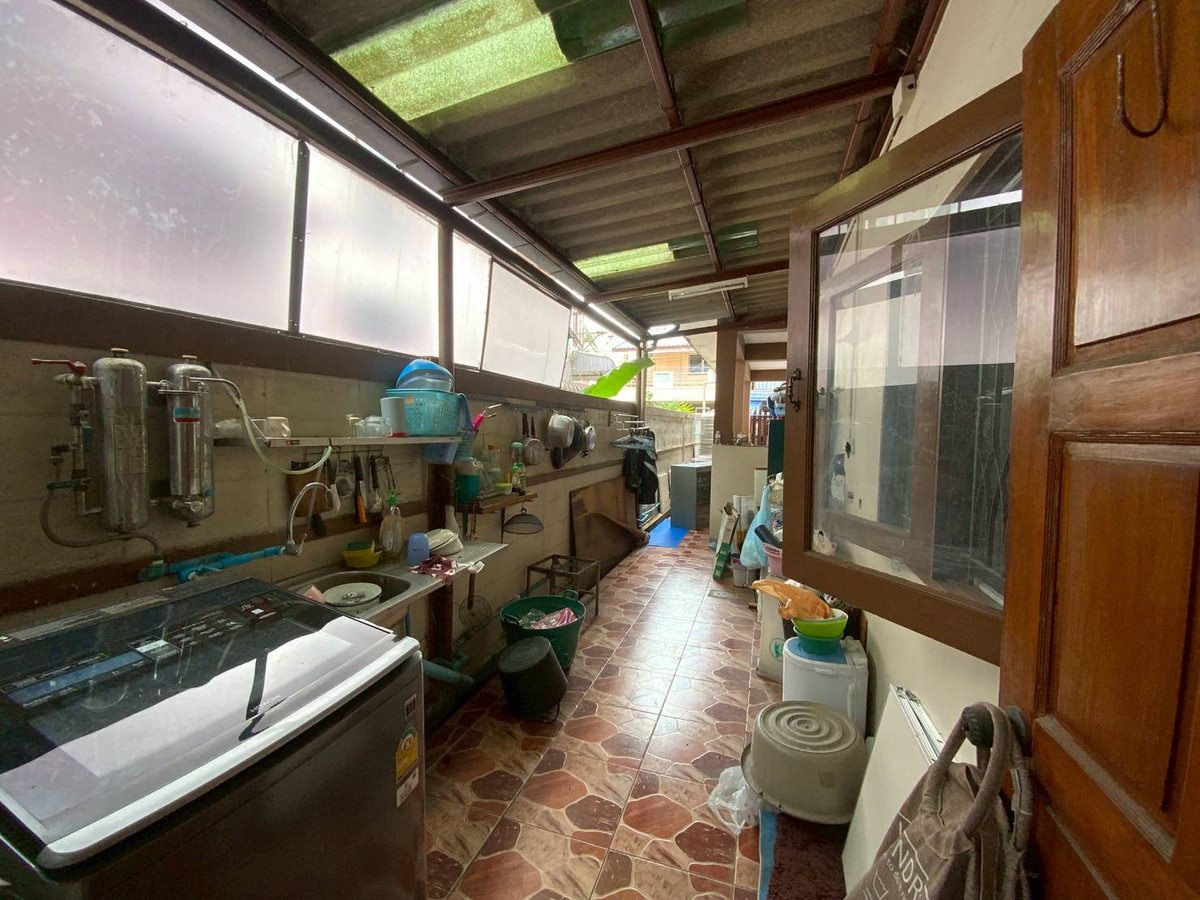 For SaleHouseNawamin, Ramindra : 94507 - 2-story detached house, 54 square meters, perfect usable space. Suitable for medium-sized families, Soi Ramintra 46, intersection 3/3, good location, convenient to travel in and out in many ways, Nawamin Road, Nuanchan, Ramintra, can travel by the