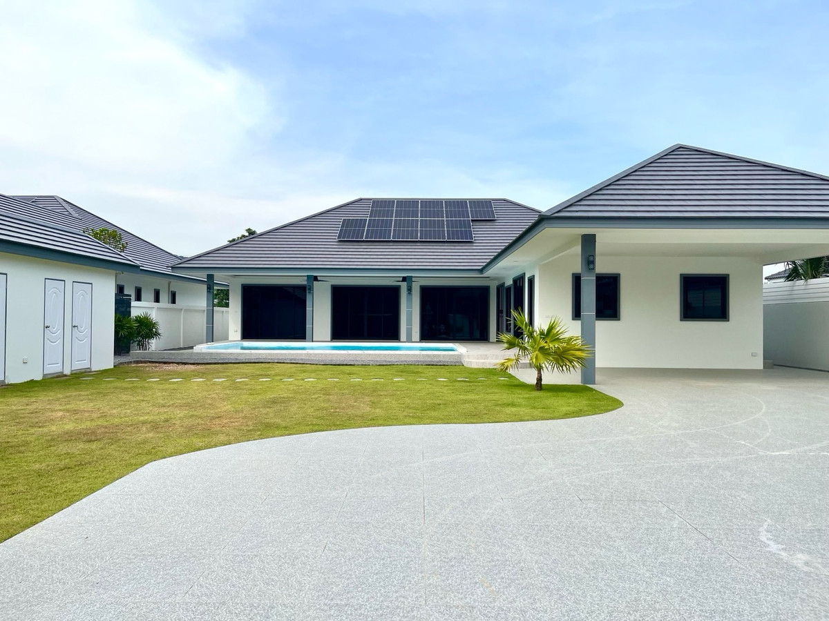 ขายบ้านหัวหิน ประจวบคีรีขันธ์ : ขายบ้านพูลวิลล่าใกล้ทะเลไม่ถึง 5 นาที ปราณบุรี ใกล้เขากะโหลก  