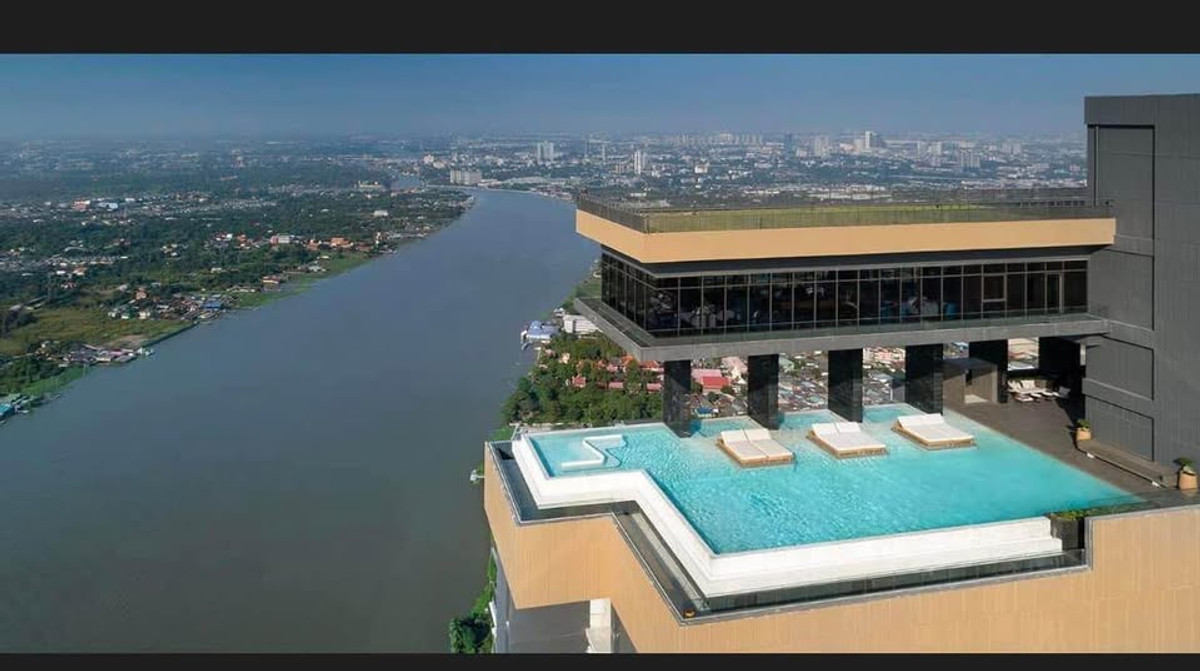 For SaleCondoRattanathibet, Sanambinna : 🏙️✨ For Sale: Politan Aqua Condo  2 Bedrooms, 2 Bathrooms, Stunning River View, Move-In Ready, Near MRT Saphan Phra Nang Klao 🌊🛥️