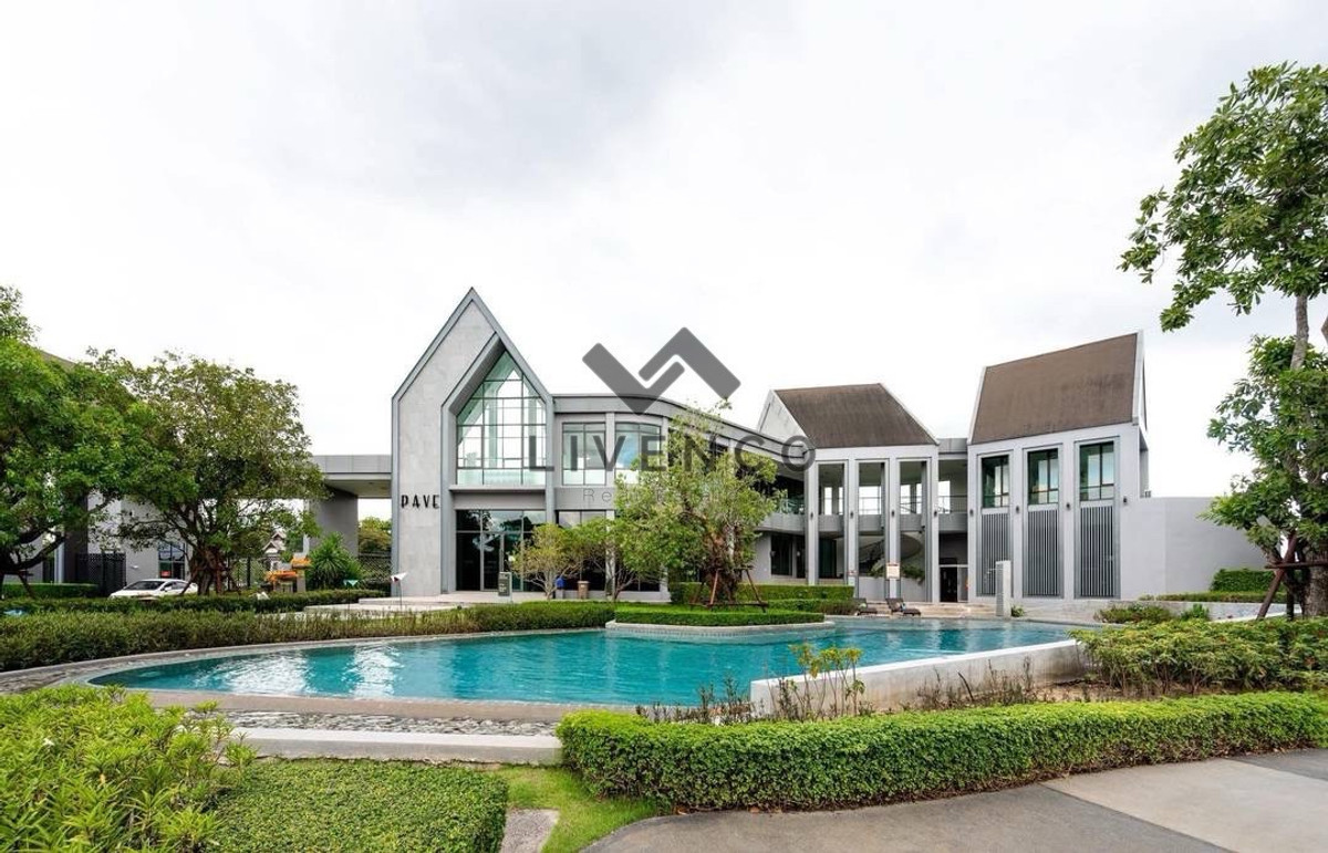 For SaleHousePhutthamonthon, Salaya : Single house for sale, Pave (Pinklao-Salaya)  View in front of the garden, corner plot ♥️