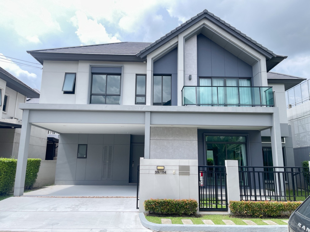 ให้เช่าบ้านพระราม 5 ราชพฤกษ์ บางกรวย : ให้เช่า    บ้านเดี่ยว หลังมุม Bangkok Boulevard Rama5