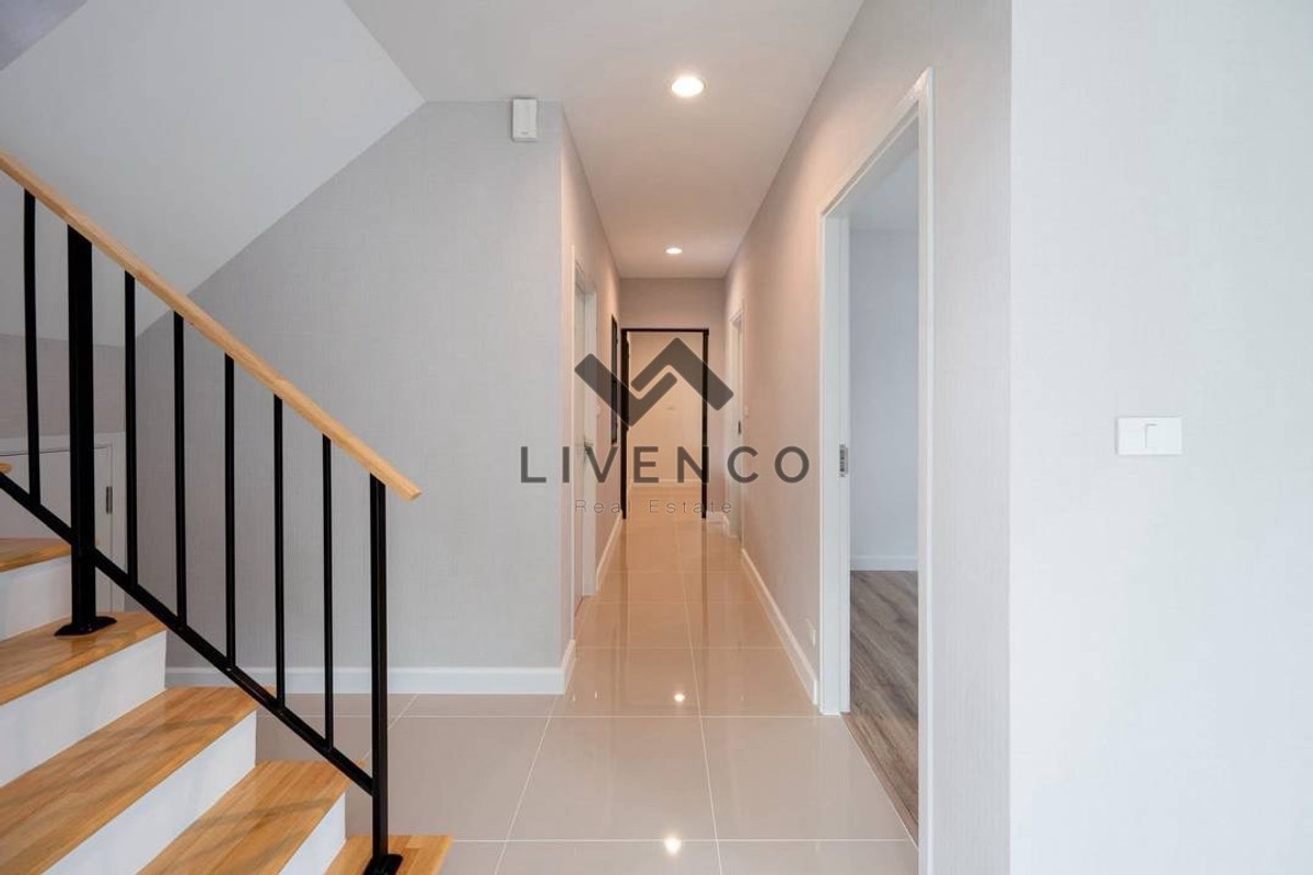 For SaleHousePhutthamonthon, Salaya : Single house for sale, Pave (Pinklao-Salaya)  View in front of the garden, corner plot ♥️