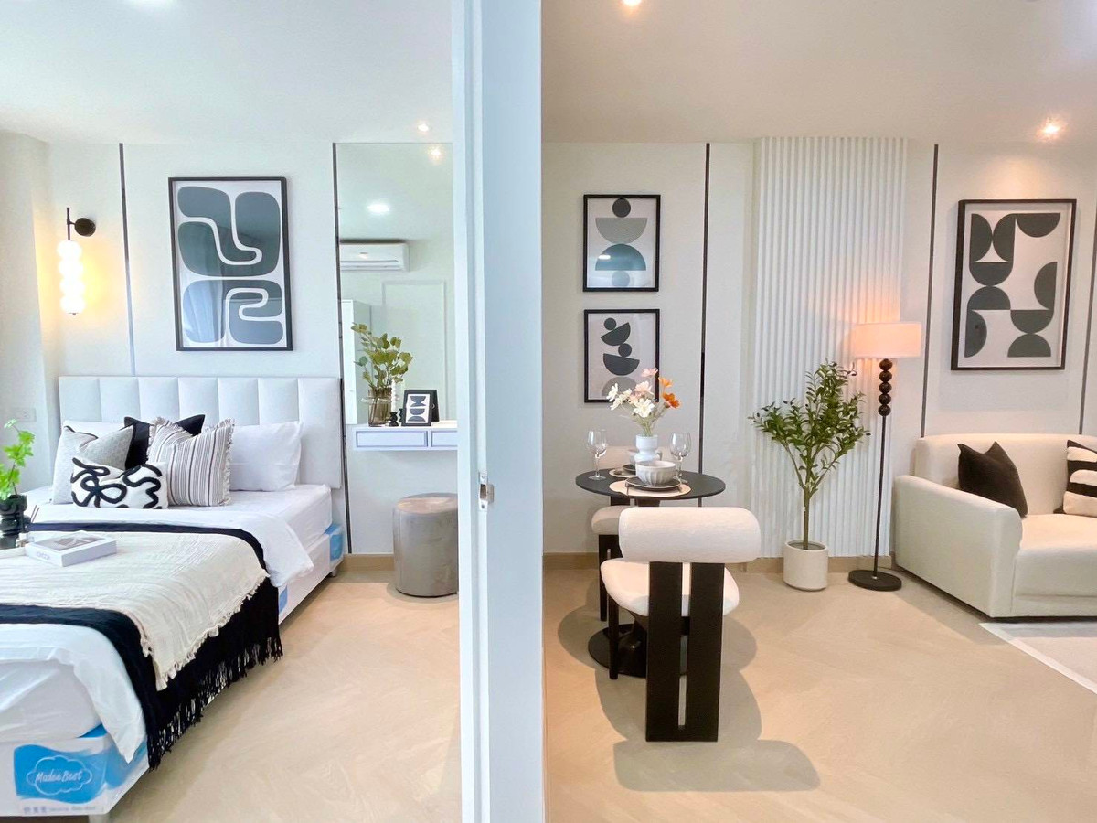 ขายคอนโดรามคำแหง หัวหมาก : รีโนเวทห้องใหม่ๆ แถมเครื่องใช้ไฟฟ้าตามรูป