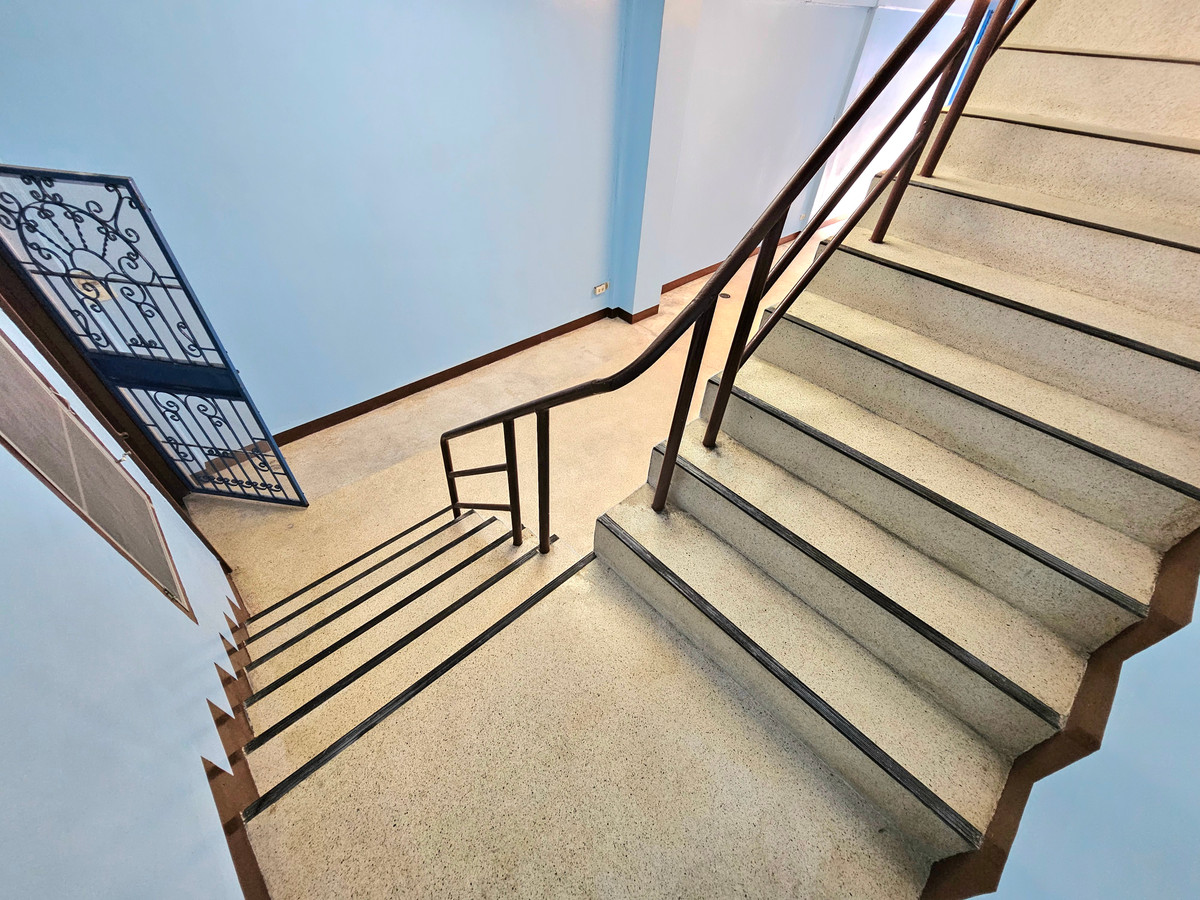 For RentTownhomeMin Buri, Romklao : For rent, 2-story shophouse near the MRT Orange Line station, Kheha Ram, only 60 meters, Soi Ramkhamhaeng 186, size 2 bedrooms, 2 bathrooms, 14 square wah, Min Buri Subdistrict, Min Buri District, Bangkok.