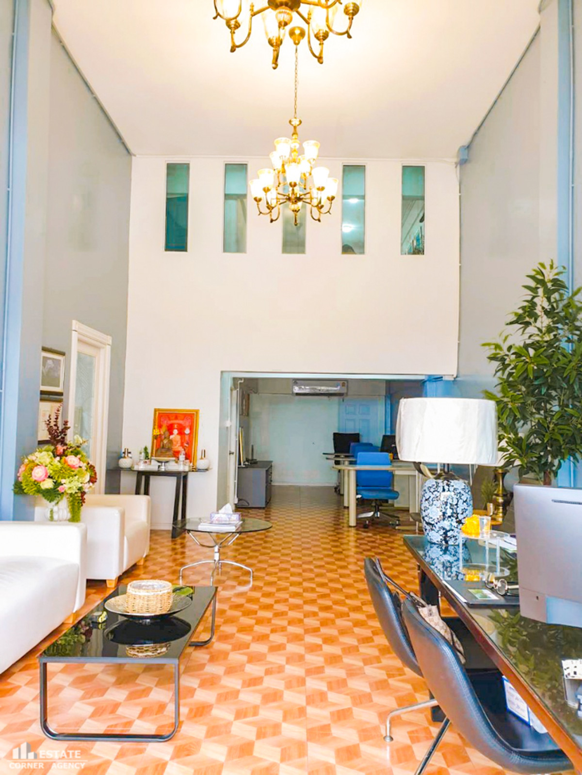 ขายอาคารพาณิชย์ปทุมธานี รังสิต ธรรมศาสตร์ : 81188 - ขายด่วน โฮมออฟฟิศ 3.5 ชั้น สำนักงานตกแต่งสวย ทำเลดี ใกล้สถานี รถไฟฟ้าคูคต