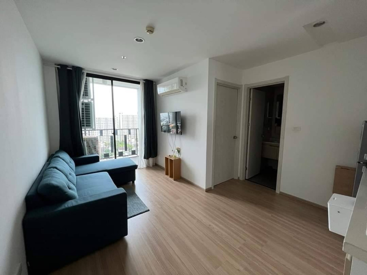 For RentCondoOnnut, Udomsuk : Luxury condo for rent next to BTS Artemis Sukhumvit77 project, complete with furniture and electrical appliances, ready to move in. 15th floor, city view, 14,000 baht