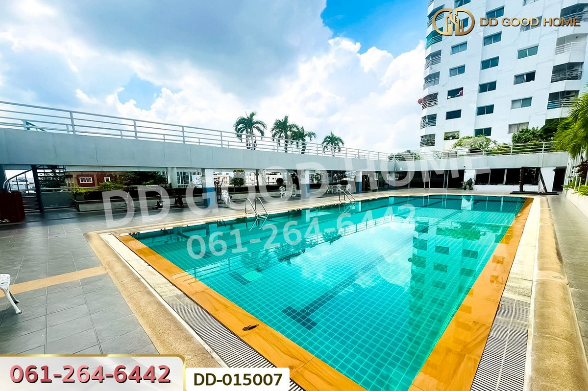 For SaleCondoLadprao101, Happy Land, The Mall Bang Kapi : DD-015007 P. Thana Tower 2 Condo, Soi Lat Phrao 58/1, near BTS Chok Chai 4 Station