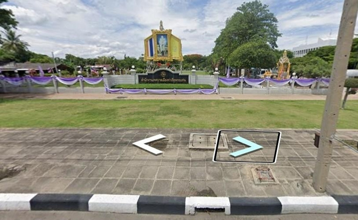 ขายที่ดินกาญจนบุรี : 88642 - ขายที่ดินพร้อมสิ่งปลูกสร้าง 44 ตรว. ติดถนนใหญ่ 6 เลน ถนนแสงชูโต กาญจนบุรี