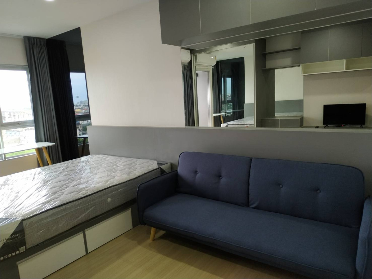 ให้เช่าคอนโดสมุทรปราการ สำโรง : ศุภาลัย สุขุมวิท 117 สตูดิโอ  1 ห้องน้ำ  ชั้น 10  ขนาด 29 ตรม  ราคาเช่า 11000 บาท 