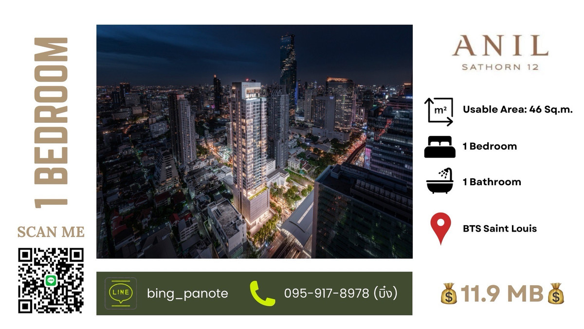 For SaleCondoSathorn, Narathiwat : 🏙 ANIL Sathorn 12 — Luxury Wellness Living in the Heart of Sathorn
