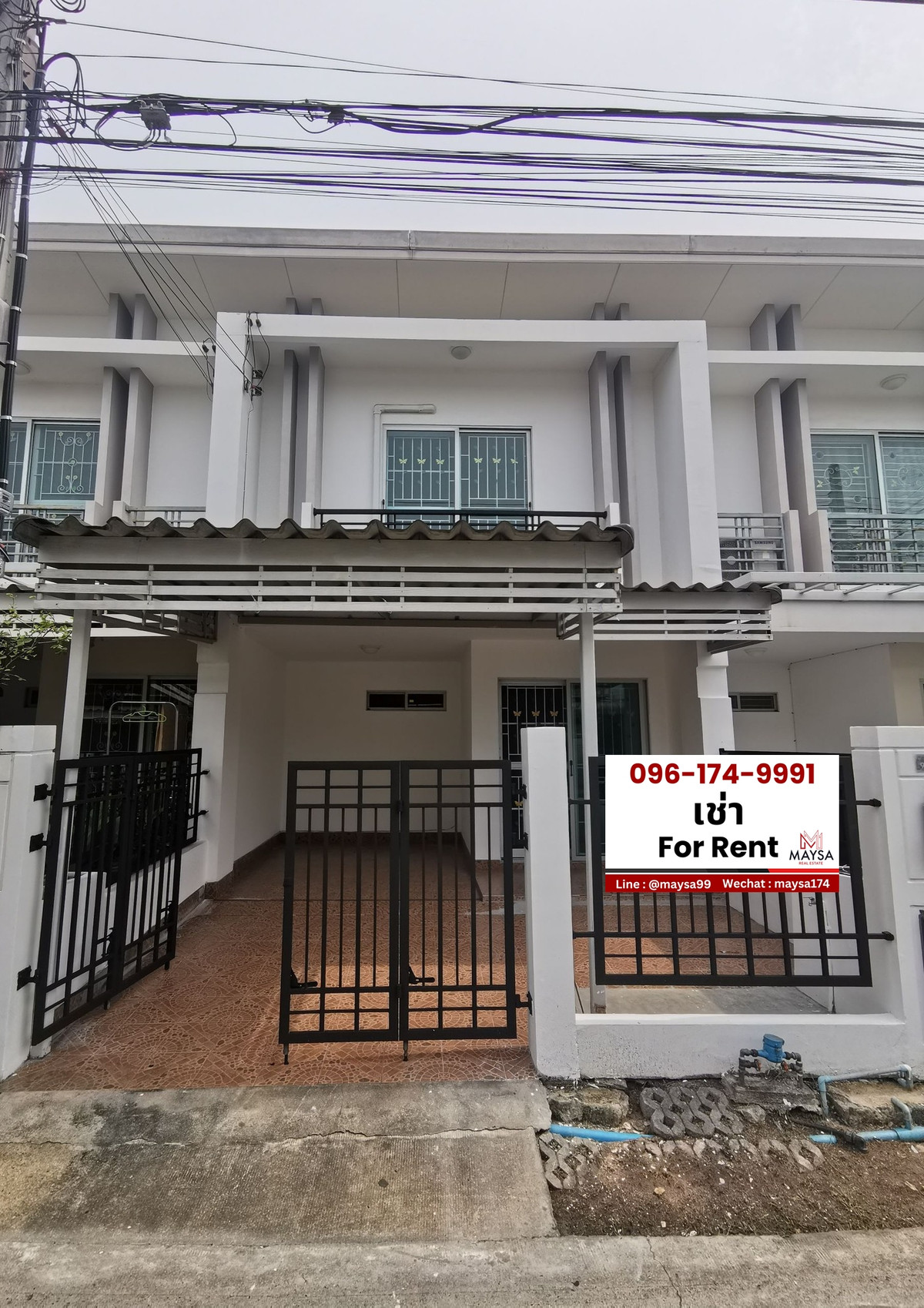 ให้เช่าทาวน์โฮมบางนา แบริ่ง ลาซาล : 🏡 ให้เช่า พฤกษา บางนา กม.5 (ซอยวัดปลัดเปรียง) ❤️ ใกล้เมกา บางนา เพียง 7 กม  (ขับรถ 10 นาที)  ❤️ บ้านว่างพร้อมเข้าอยู่  ✅✅ 🐶🐱 สามารถเลี้ยงแมวได้ 🐶🐱