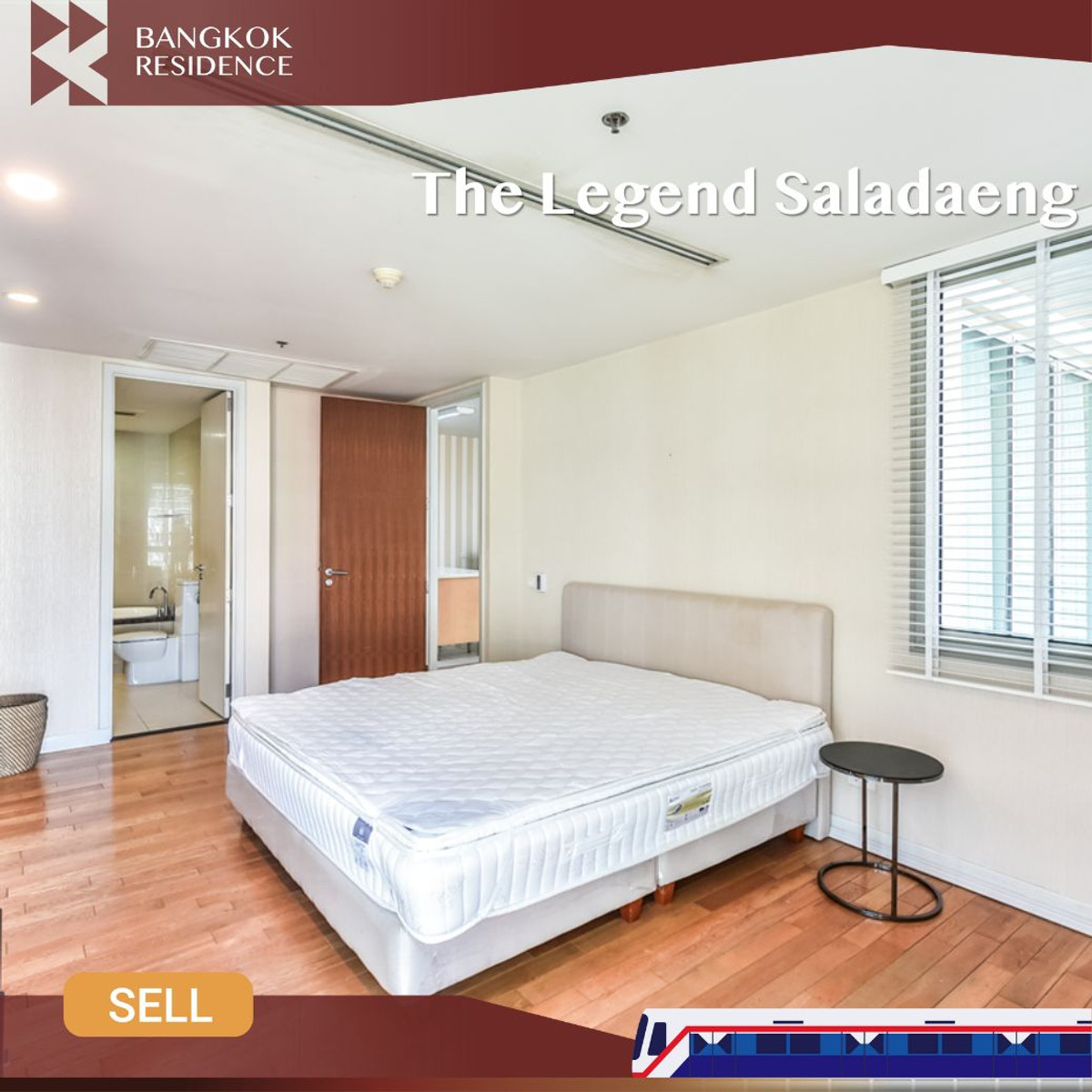 ขายคอนโดสีลม ศาลาแดง บางรัก : The Legend Saladaeng - 🛌ห้องใหญ่ 2 ห้องนอน ใจกลางสีลม-ศาลาแดง 🚀ทำเลพรีเมียมที่สุด!