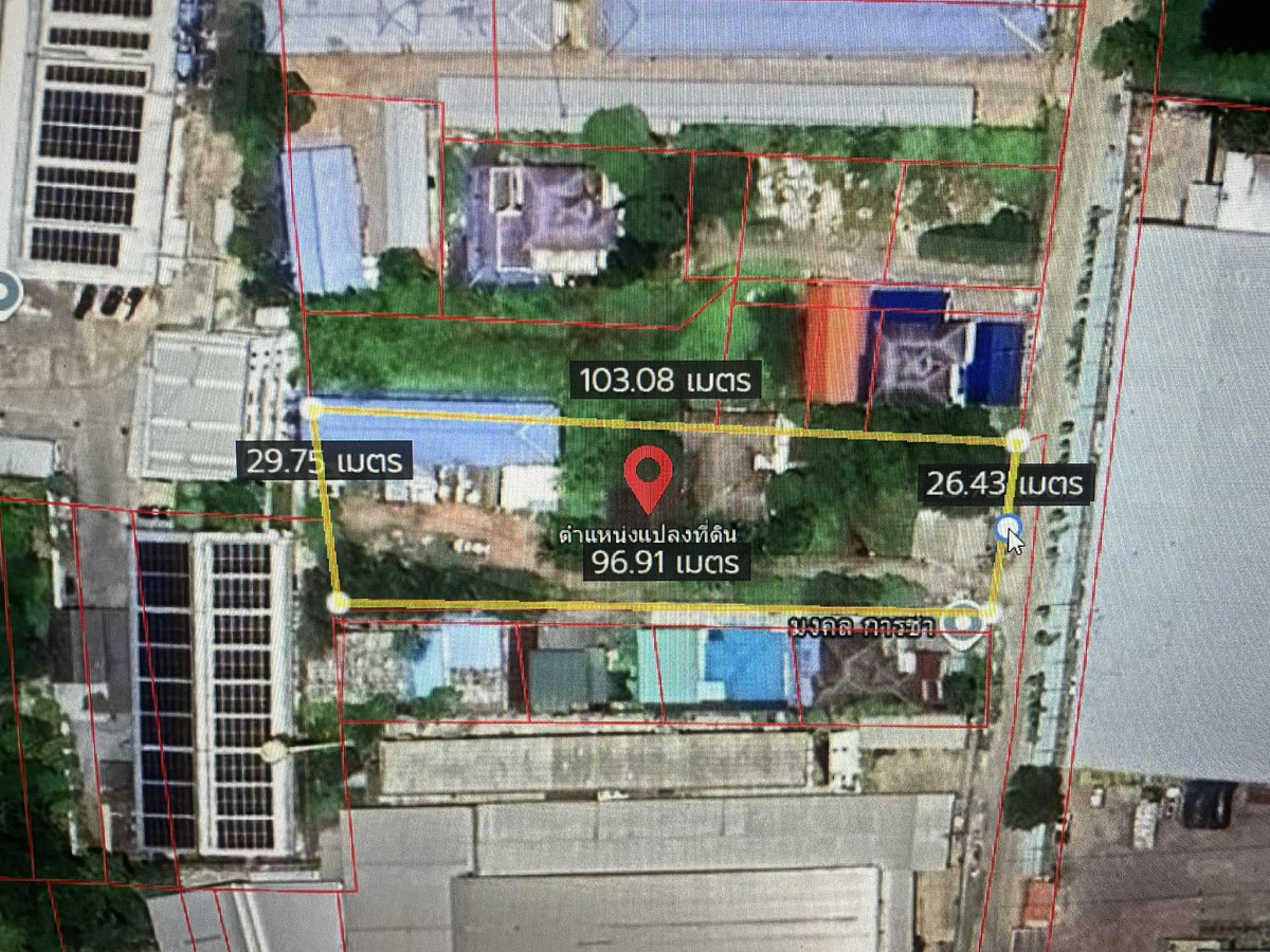For SaleLandMahachai Samut Sakhon : Land for sale with detached house, 2 rai, Rama 2 parallel road, inbound side, Bang Chuet Subdistrict, Mueang District, Samut Sakhon.
