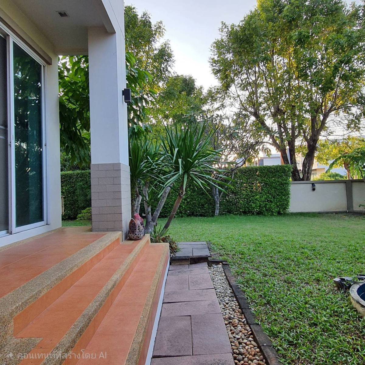 For SaleHousePhutthamonthon, Salaya : Very special discount, 2-story detached house (corner plot) near Borommaratchachonnani Road. Busarakam Residence Village