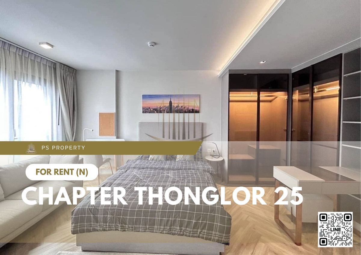 For RentCondoSukhumvit, Asoke, Thonglor : For rent ✨ Chapter Thonglor 25 ✨ near BTS Phrom Phong, fully furnished and equipped with appliances