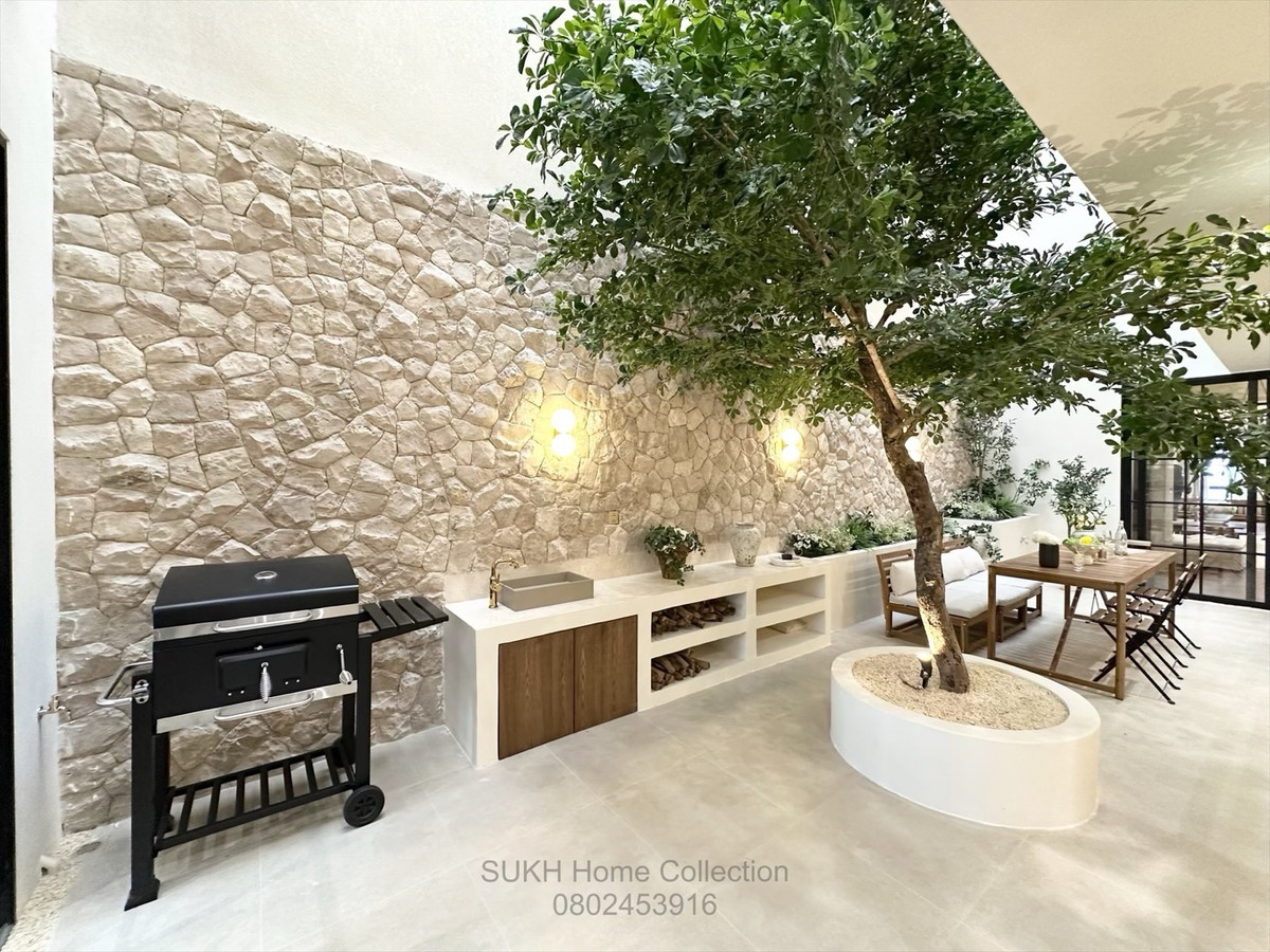 For SaleHome OfficeOnnut, Udomsuk : 5-story home office with elevator, Sukhumvit 101, 1070 sq m, decorated, ready to move in.