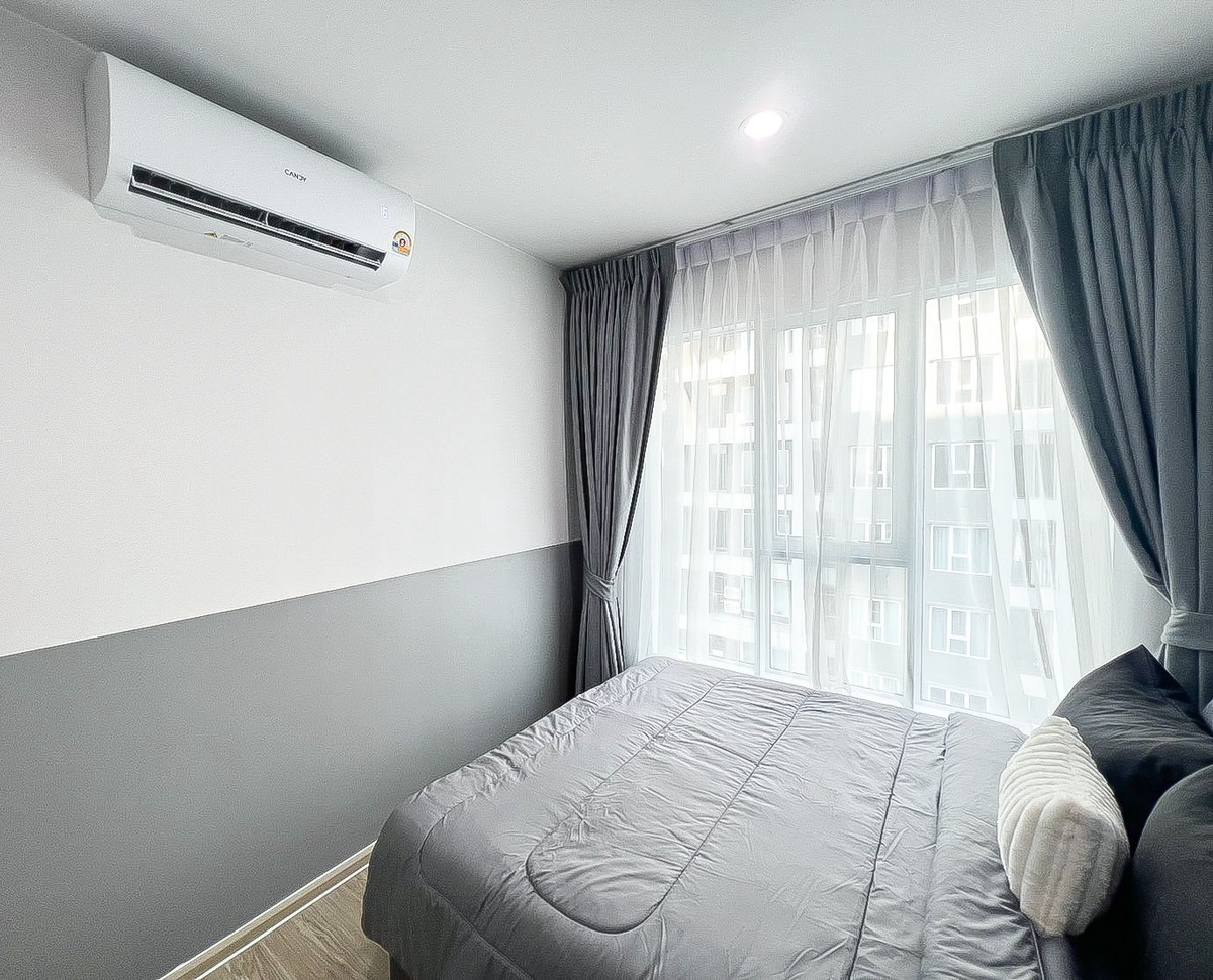 For RentCondoBangna, Bearing, Lasalle : Regent Home Bangna (Regent Home Bangna) 1 bedroom, 1 bathroom, size 28 sq m, 25th floor, Building B, rental price 11000 baht per month.