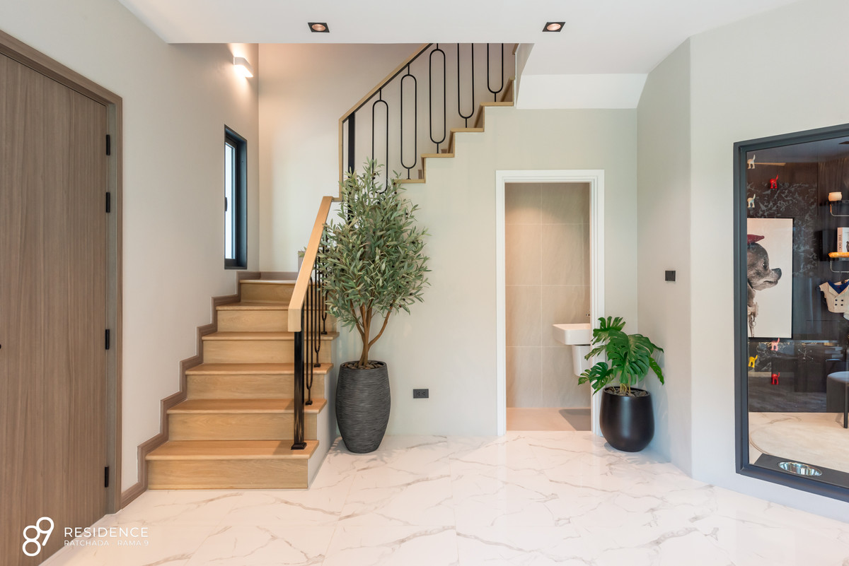 บ้านพระราม 9 เพชรบุรีตัดใหม่ RCA : ให้เช่า-ขาย บ้านหรู ทาวน์โฮมทรงอิสระ สไตล์บ้านเดี่ยว 4ชั้น 4 ห้องนอน 5 ห้องน้ำ จอดรถได้ 2คัน ในโครงการ 89 เรสซิเดนซ์ รัชดา-พระราม 9 ทำเลดี ราคาเอื้อมถึง ต่างชาติซื้อได้