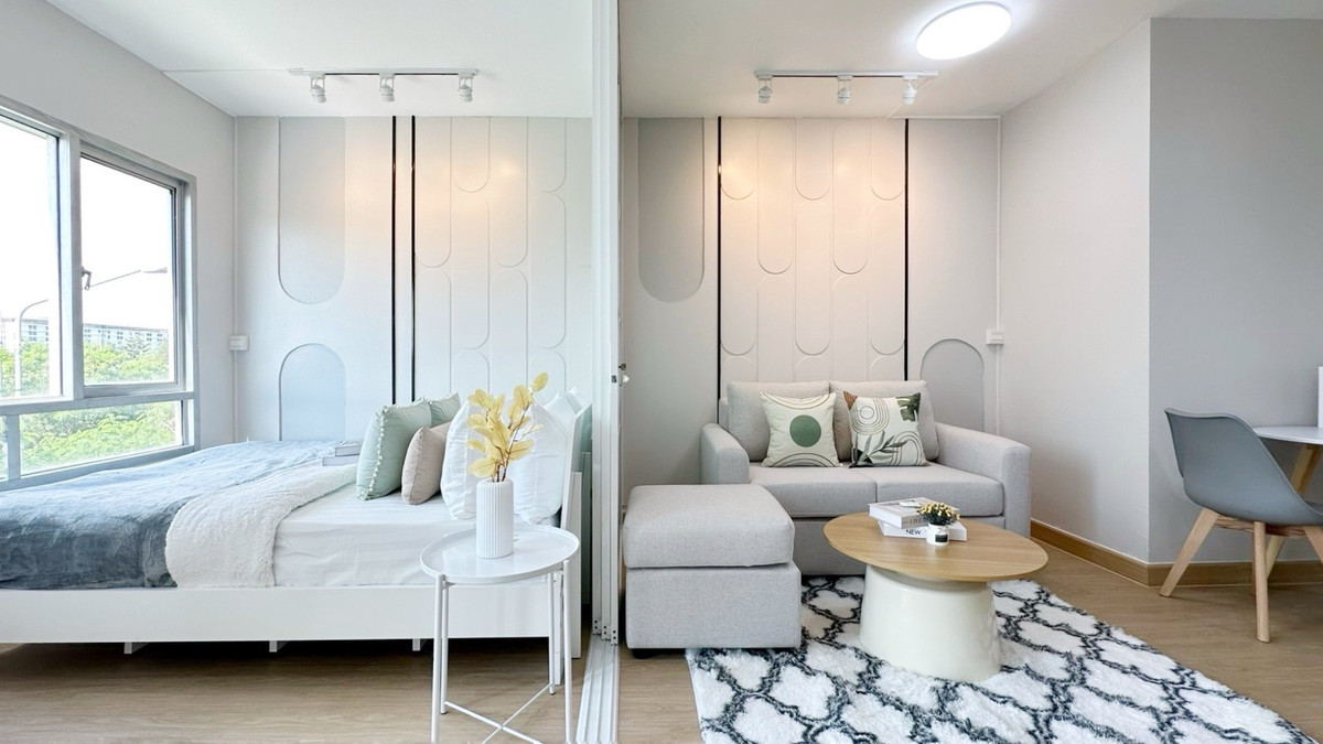 ขายคอนโดลาดกระบัง สุวรรณภูมิ : 🍃💦 ห้องสวย วิวแจ๋ว แถมยังใกล้สนามบิน | Iris Avernue 