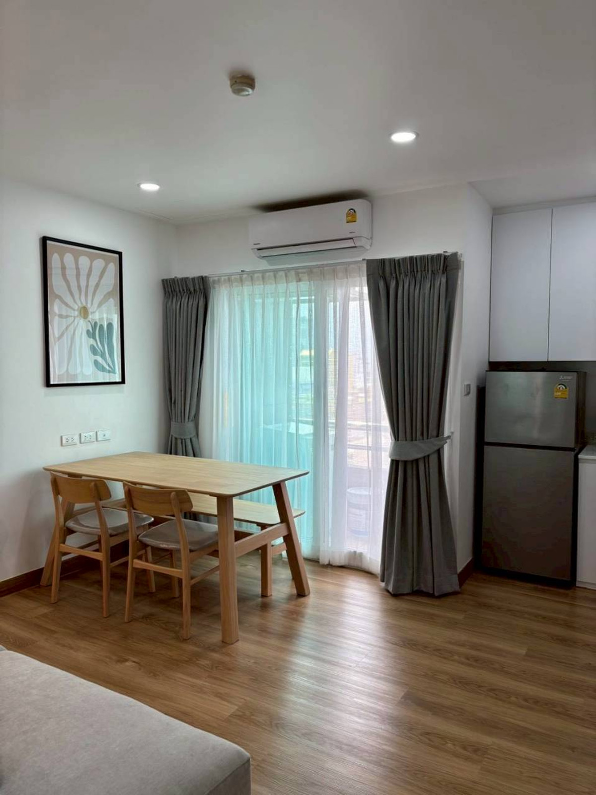 For RentCondoSiam Paragon ,Chulalongkorn,Samyan : Minimal Style // New Room Baan Kasemsan1  1bed 46 Sqm Fullyfurnish 25,000-
