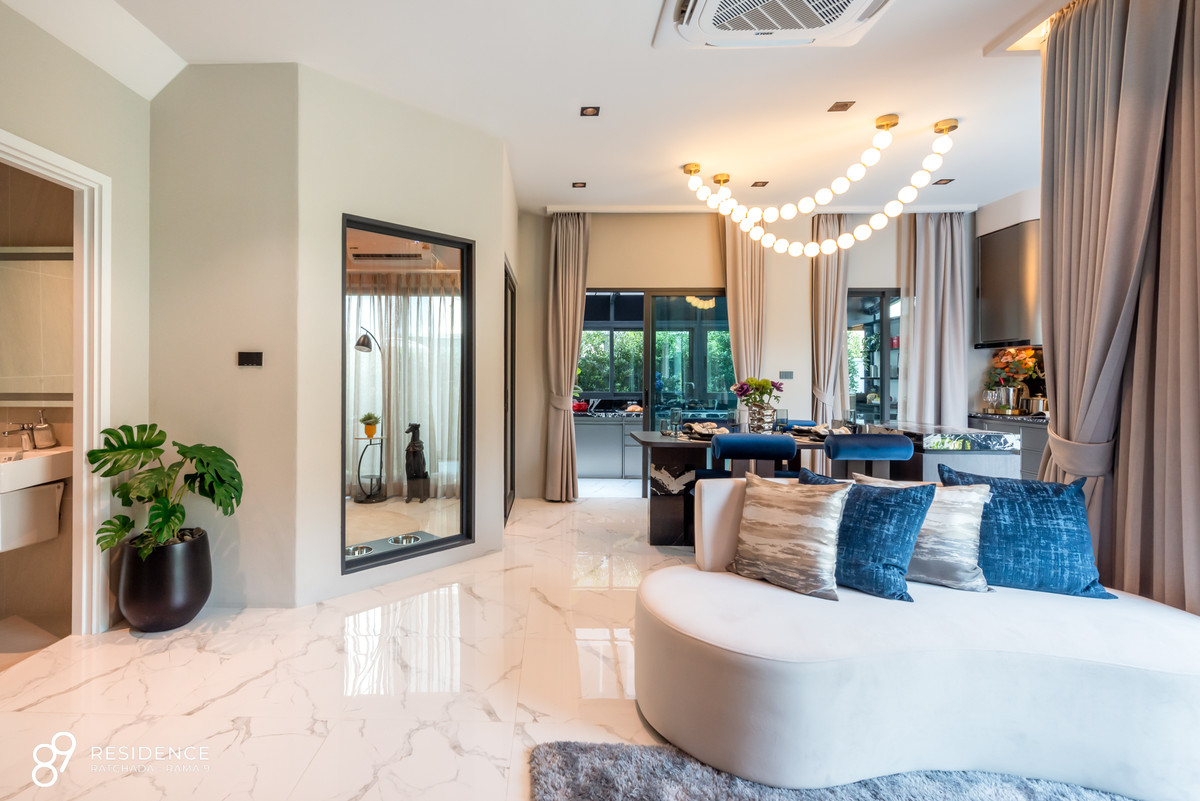 บ้านพระราม 9 เพชรบุรีตัดใหม่ RCA : ให้เช่า-ขาย บ้านหรู ทาวน์โฮมทรงอิสระ สไตล์บ้านเดี่ยว 4ชั้น 4 ห้องนอน 5 ห้องน้ำ จอดรถได้ 2คัน ในโครงการ 89 เรสซิเดนซ์ รัชดา-พระราม 9 ทำเลดี ราคาเอื้อมถึง ต่างชาติซื้อได้