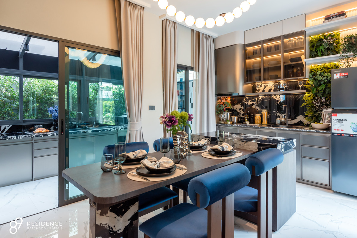 บ้านพระราม 9 เพชรบุรีตัดใหม่ RCA : ให้เช่า-ขาย บ้านหรู ทาวน์โฮมทรงอิสระ สไตล์บ้านเดี่ยว 4ชั้น 4 ห้องนอน 5 ห้องน้ำ จอดรถได้ 2คัน ในโครงการ 89 เรสซิเดนซ์ รัชดา-พระราม 9 ทำเลดี ราคาเอื้อมถึง ต่างชาติซื้อได้