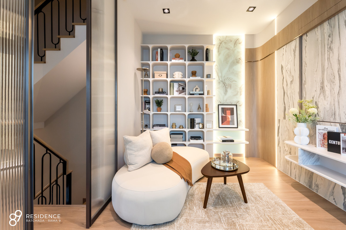 บ้านพระราม 9 เพชรบุรีตัดใหม่ RCA : ให้เช่า-ขาย บ้านหรู ทาวน์โฮมทรงอิสระ สไตล์บ้านเดี่ยว 4ชั้น 4 ห้องนอน 5 ห้องน้ำ จอดรถได้ 2คัน ในโครงการ 89 เรสซิเดนซ์ รัชดา-พระราม 9 ทำเลดี ราคาเอื้อมถึง ต่างชาติซื้อได้