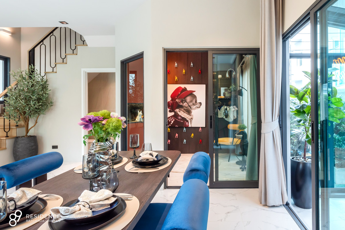 บ้านพระราม 9 เพชรบุรีตัดใหม่ RCA : ให้เช่า-ขาย บ้านหรู ทาวน์โฮมทรงอิสระ สไตล์บ้านเดี่ยว 4ชั้น 4 ห้องนอน 5 ห้องน้ำ จอดรถได้ 2คัน ในโครงการ 89 เรสซิเดนซ์ รัชดา-พระราม 9 ทำเลดี ราคาเอื้อมถึง ต่างชาติซื้อได้