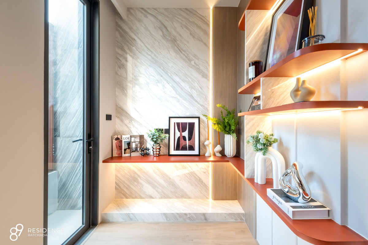 บ้านพระราม 9 เพชรบุรีตัดใหม่ RCA : ให้เช่า-ขาย บ้านหรู ทาวน์โฮมทรงอิสระ สไตล์บ้านเดี่ยว 4ชั้น 4 ห้องนอน 5 ห้องน้ำ จอดรถได้ 2คัน ในโครงการ 89 เรสซิเดนซ์ รัชดา-พระราม 9 ทำเลดี ราคาเอื้อมถึง ต่างชาติซื้อได้