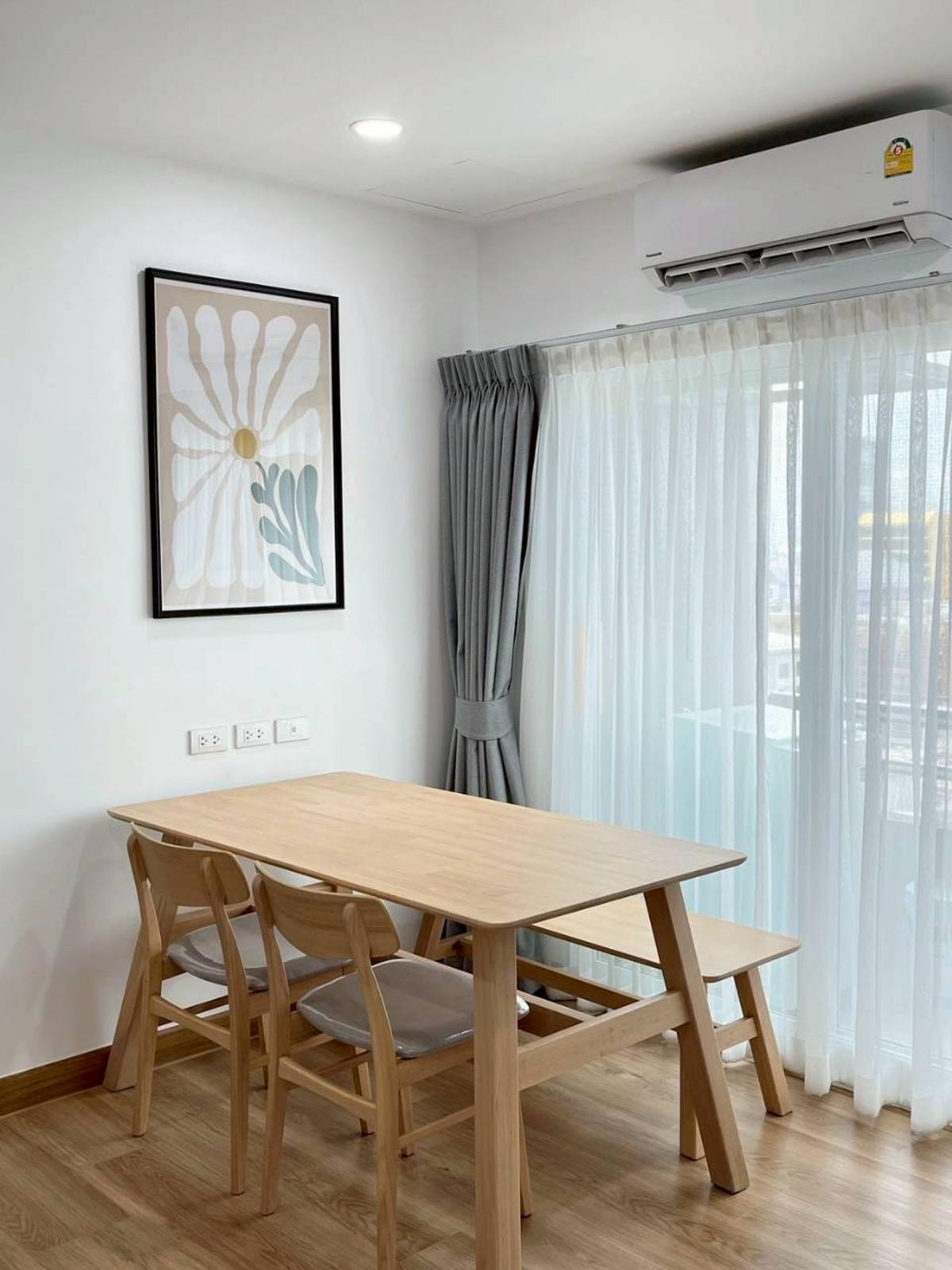 ให้เช่าคอนโดสยาม จุฬา สามย่าน : Minimal Style // New Room Baan Kasemsan1  1bed 46 Sqm Fullyfurnish 25,000-