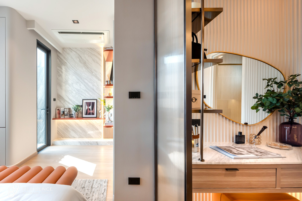 บ้านพระราม 9 เพชรบุรีตัดใหม่ RCA : ให้เช่า-ขาย บ้านหรู ทาวน์โฮมทรงอิสระ สไตล์บ้านเดี่ยว 4ชั้น 4 ห้องนอน 5 ห้องน้ำ จอดรถได้ 2คัน ในโครงการ 89 เรสซิเดนซ์ รัชดา-พระราม 9 ทำเลดี ราคาเอื้อมถึง ต่างชาติซื้อได้