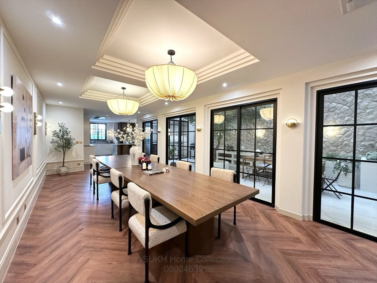 For SaleHome OfficeOnnut, Udomsuk : 5-story home office with elevator, Sukhumvit 101, 1070 sq m, decorated, ready to move in.