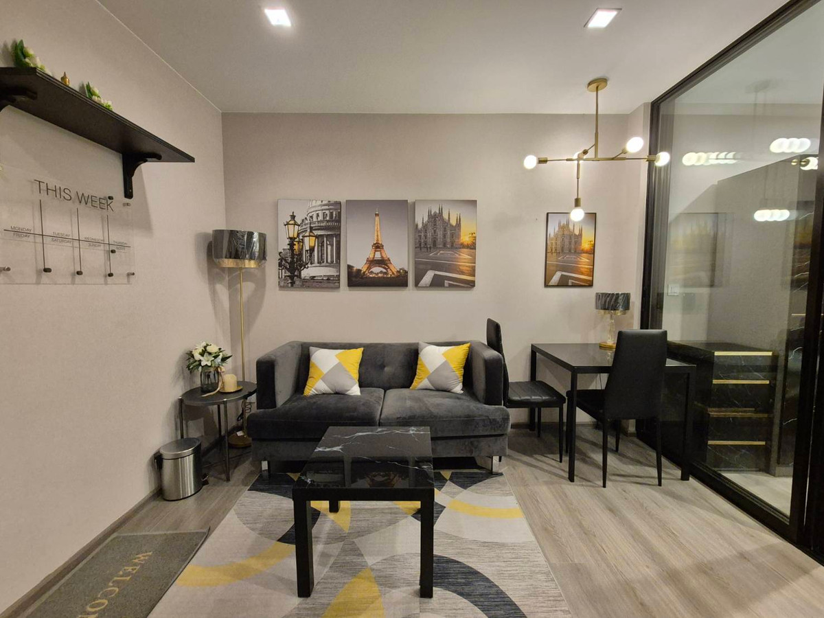 For RentCondoRattanathibet, Sanambinna : Beautifully decorated, completely complete, The politan rive, 33rd floor, river view, complete, ready to move in (R-3312)