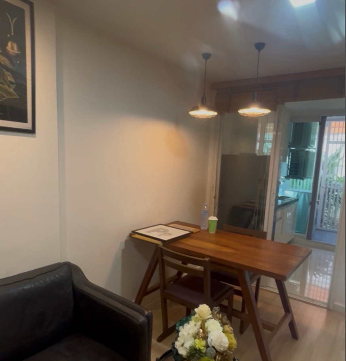 For RentCondoOnnut, Udomsuk : For rent Mayfair Place Sukhumvit 64, beautiful, cheap, fully furnished, near BTS Punnawithi, if interested contact Line @841qqlnr