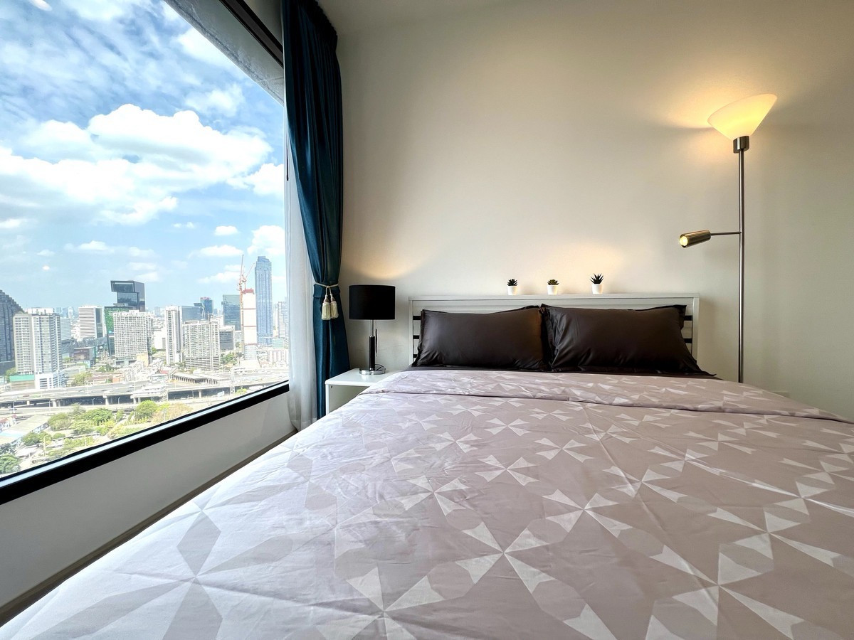 ให้เช่าคอนโดพระราม 9 เพชรบุรีตัดใหม่ RCA : ✅ให้เช่า Condo Ideo Mobi Asoke แบบ 1 ห้องนอน พื้นที่ 35 ตรม. ชั้น 32 ราคา 27,000 บาท 🚇mrtเพชรบุรี🛎รีบจองเลย